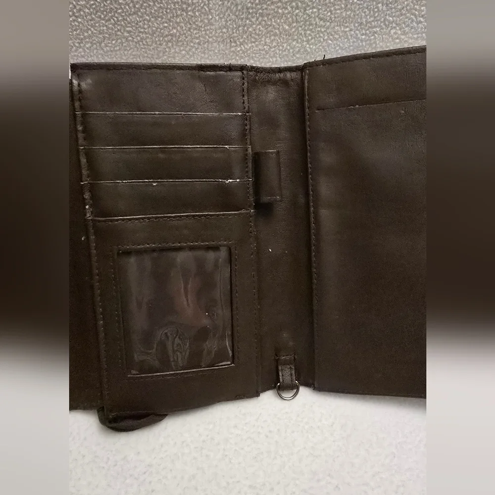 KL Collection Brown Wallet
